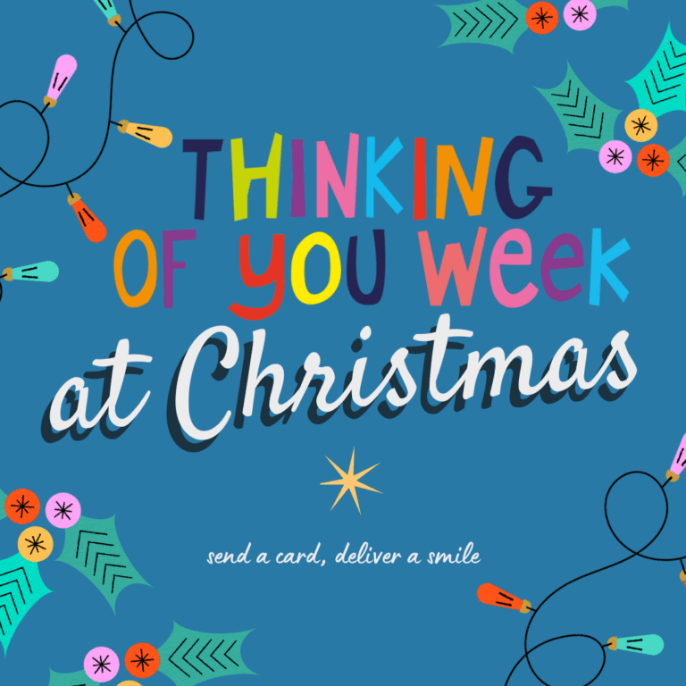 Award-winning indie shares the Thinking of You Week message at Christmas