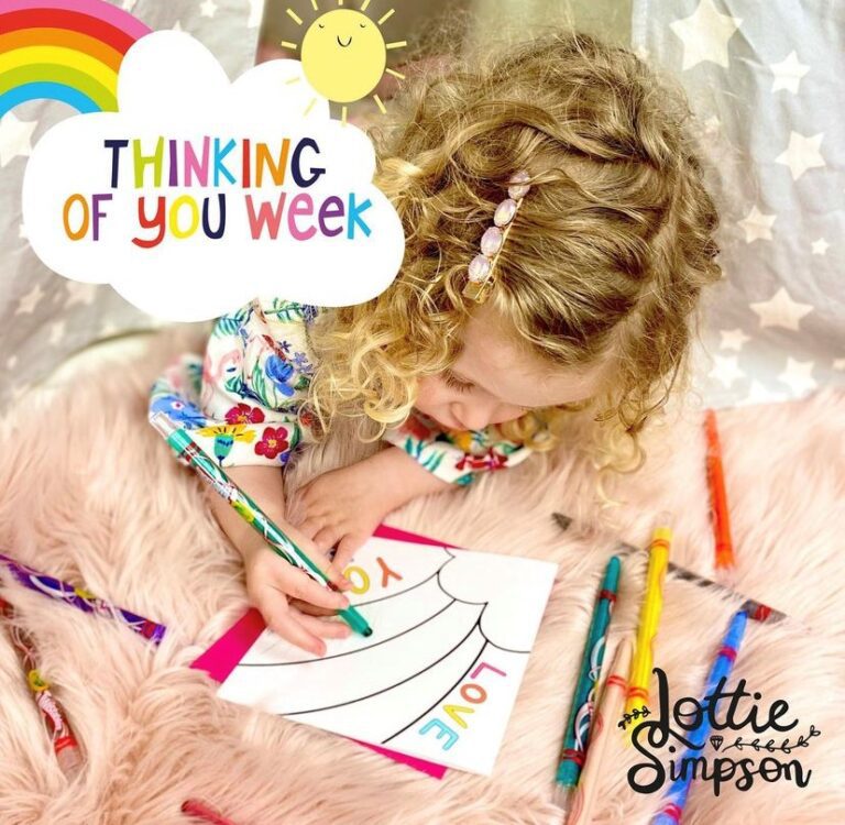Super mum Lottie Simpson joins the Thinking of You Week campaign again.