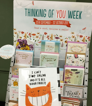 Big Hitters Spread the Thinking of You Week Word