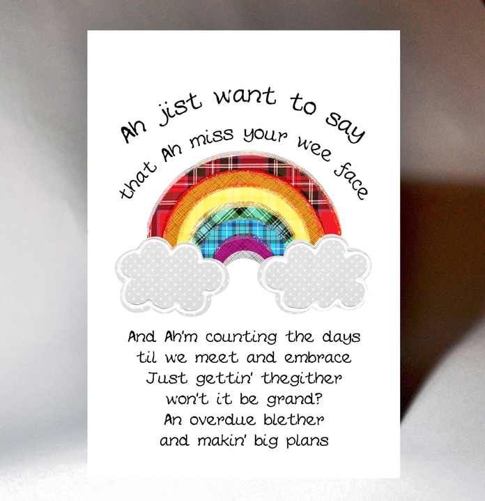 ‘Scottish Card Publisher Wee Wishes is giving back to their loyal customers with Rainbows of Joy’