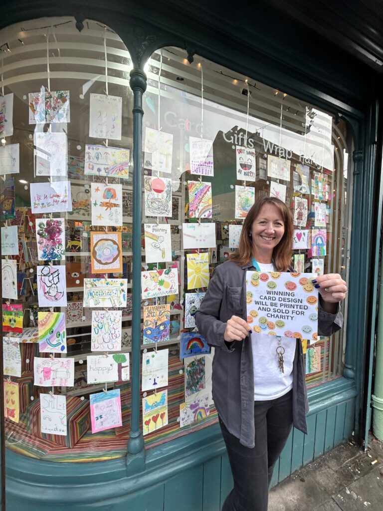 Spreading Smiles for Thinking of You Week: Earlybird and Grazebrook Pupils Design Cards for Local Charity